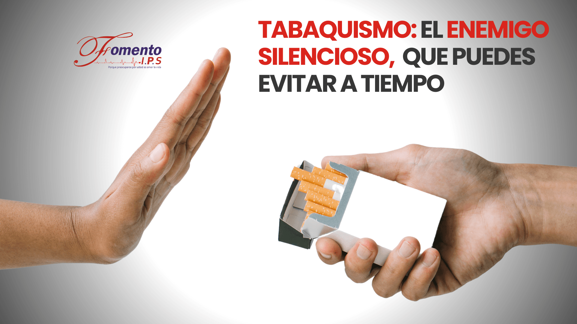 Tabaquismo el enemigo silencioso que puedes evitar a tiempo Tabaquismo enemigo silencioso